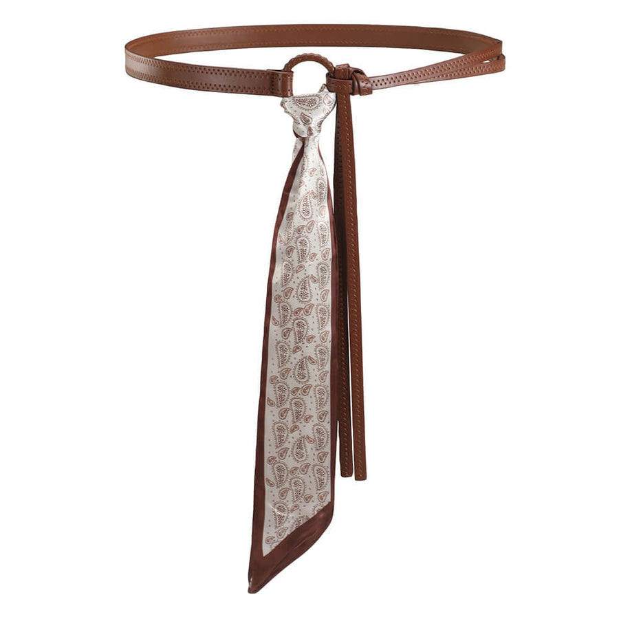 Boogzel Apparel Indie Kid Patchwork Silk Tie Belt
