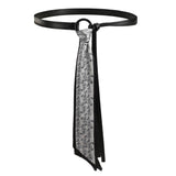 Boogzel Apparel Indie Kid Patchwork Silk Tie Belt, view 2