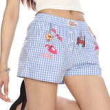 Boogzel Apparel Indie Kid Plaid Summer Shorts, view 3