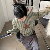 Boogzel Apparel Indie Kid Star Striped Long Tee, view 6