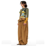 Boogzel Apparel Indie Liminal Cat Striped Long Sleeve Top, view 3