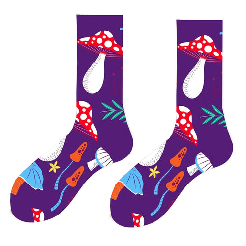 Boogzel Apparel Indie Mushroom Print Socks