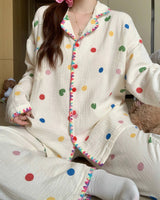 Boogzel Apparel Indie Polka Dot Pajama Set, view 2