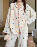 Boogzel Apparel Indie Polka Dot Pajama Set, view 3