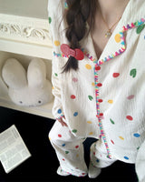 Boogzel Apparel Indie Polka Dot Pajama Set, view 5