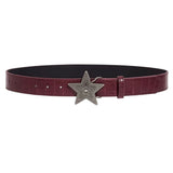 Boogzel Apparel Indie Sleaze Star Croc Belt, view 3