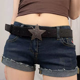 Boogzel Apparel Indie Sleaze Star Croc Belt, view 6