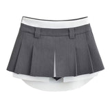 Boogzel Apparel Influencer Mini Pleated Skirt, view 2