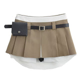Boogzel Apparel Influencer Mini Pleated Skirt, view 4