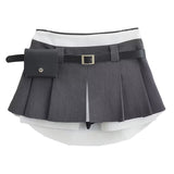 Boogzel Apparel Influencer Mini Pleated Skirt, view 5