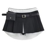 Boogzel Apparel Influencer Mini Pleated Skirt, view 6