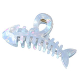 Boogzel Apparel Iridescent Fish Bone Hair Claw, view 3