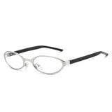 Boogzel Apparel It Girl Skinny Oval Glasses, view 3