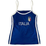 Boogzel Apparel Italia Embroidery Y2K Tank Top, view 4