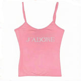 Boogzel Apparel J'adore Y2K Tank Top, view 3