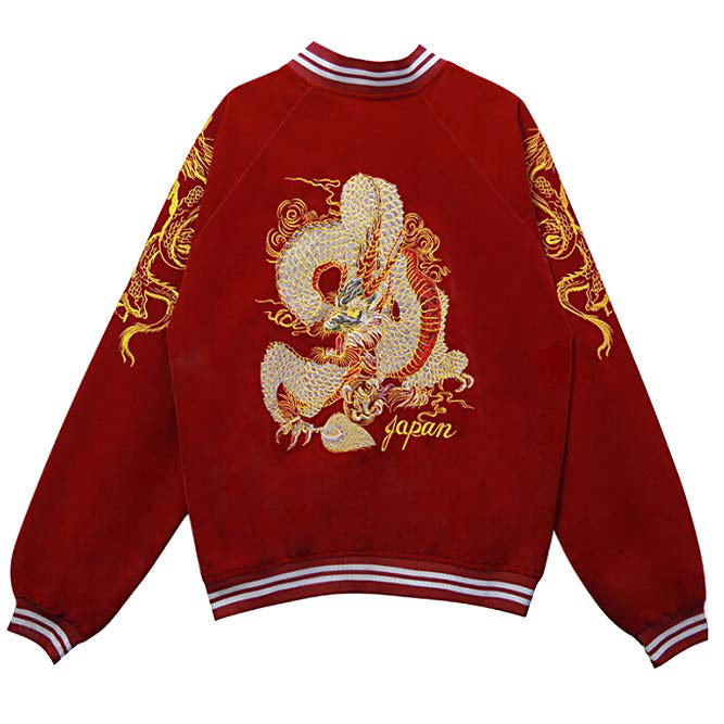 Boogzel Apparel Japanese Dragon Bomber Jacket