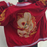 Boogzel Apparel Japanese Dragon Bomber Jacket, view 2