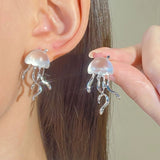 Boogzel Apparel Jellyfish Stud Earrings, view 3