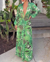 Boogzel Apparel Jungle Muse Maxi Dress, view 4