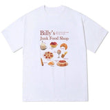 Boogzel Apparel Junk Food Shop Aesthetic T-Shirt, view 2