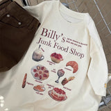 Boogzel Apparel Junk Food Shop Aesthetic T-Shirt, view 3