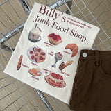 Boogzel Apparel Junk Food Shop Aesthetic T-Shirt, view 6