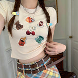Boogzel Apparel Kawaii Aesthetic Baby Tee, view 2