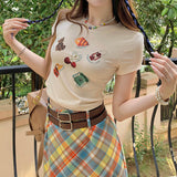 Boogzel Apparel Kawaii Aesthetic Baby Tee, view 3