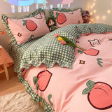 Boogzel Apparel Kawaii Peach Bedding Set ๐, view 3