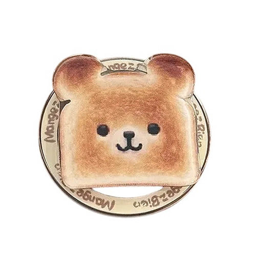 Boogzel Apparel Kawaii Bear Toast Phone Grip