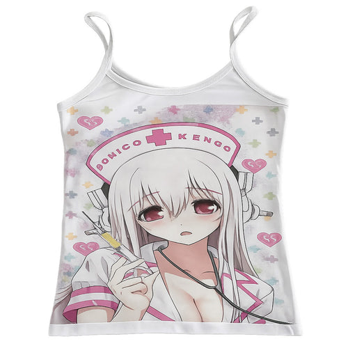 Boogzel Apparel Kawaii Nurse Tank Top