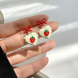 Boogzel Apparel Kawaii Strawberry Earrings, view 2