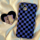 Boogzel Apparel Kitty Checkerboard iPhone Case, view 3