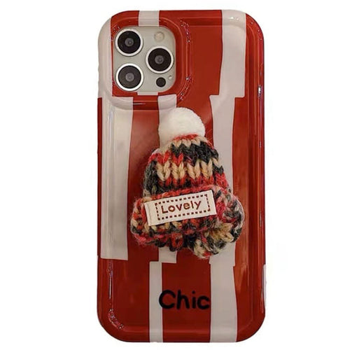 Boogzel Apparel Knit Hat PopSocket iPhone Case