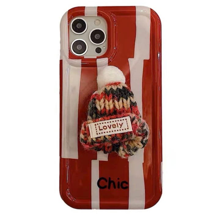 Boogzel Apparel Knit Hat PopSocket iPhone Case