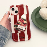 Boogzel Apparel Knit Hat PopSocket iPhone Case, view 3