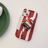 Boogzel Apparel Knit Hat PopSocket iPhone Case, view 4