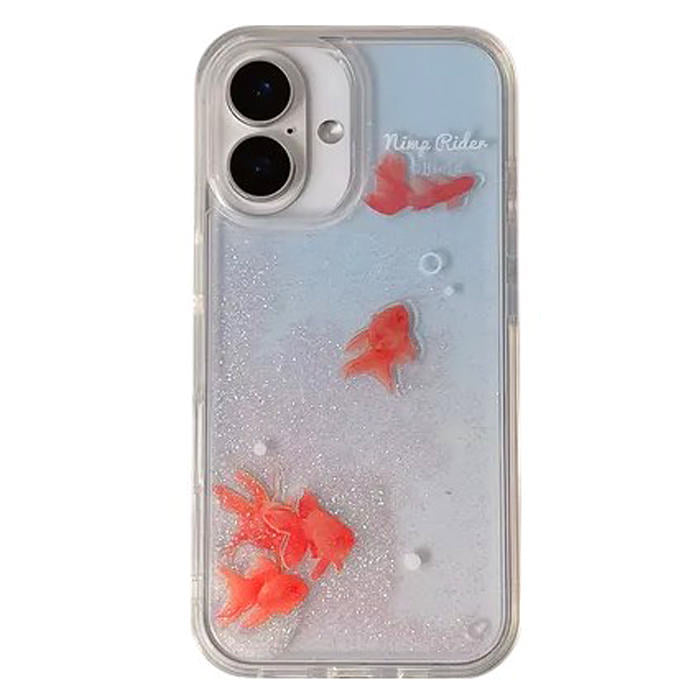 Boogzel Apparel Koi Fish Glitter iPhone Case