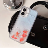Boogzel Apparel Koi Fish Glitter iPhone Case, view 3
