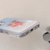 Boogzel Apparel Koi Fish Glitter iPhone Case, view 4