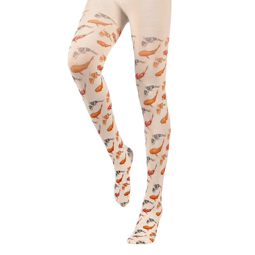 Boogzel Apparel Koi Fish Print Aesthetic Tights