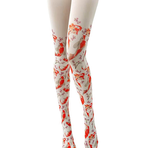 Boogzel Apparel Koi Fish Print Tights