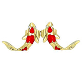 Boogzel Apparel Koi Fish Stud Earrings, view 3