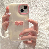 Boogzel Apparel Korean Aesthetic Bow iPhone Case, view 2