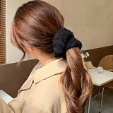 Boogzel Apparel Korean Aesthetic Fluffy Scrunchie, view 4