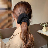 Boogzel Apparel Korean Aesthetic Fluffy Scrunchie, view 5