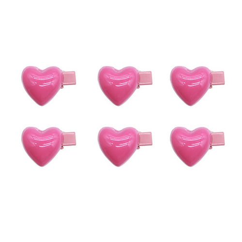 Boogzel Apparel Korean Aesthetic Hearts Hair Clips