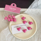 Boogzel Apparel Korean Aesthetic Hearts Hair Clips, view 3