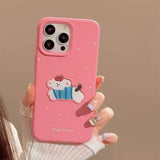 Boogzel Apparel Korean Aesthetic Puppy iPhone Case, view 2