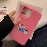 Boogzel Apparel Korean Aesthetic Puppy iPhone Case, view 3